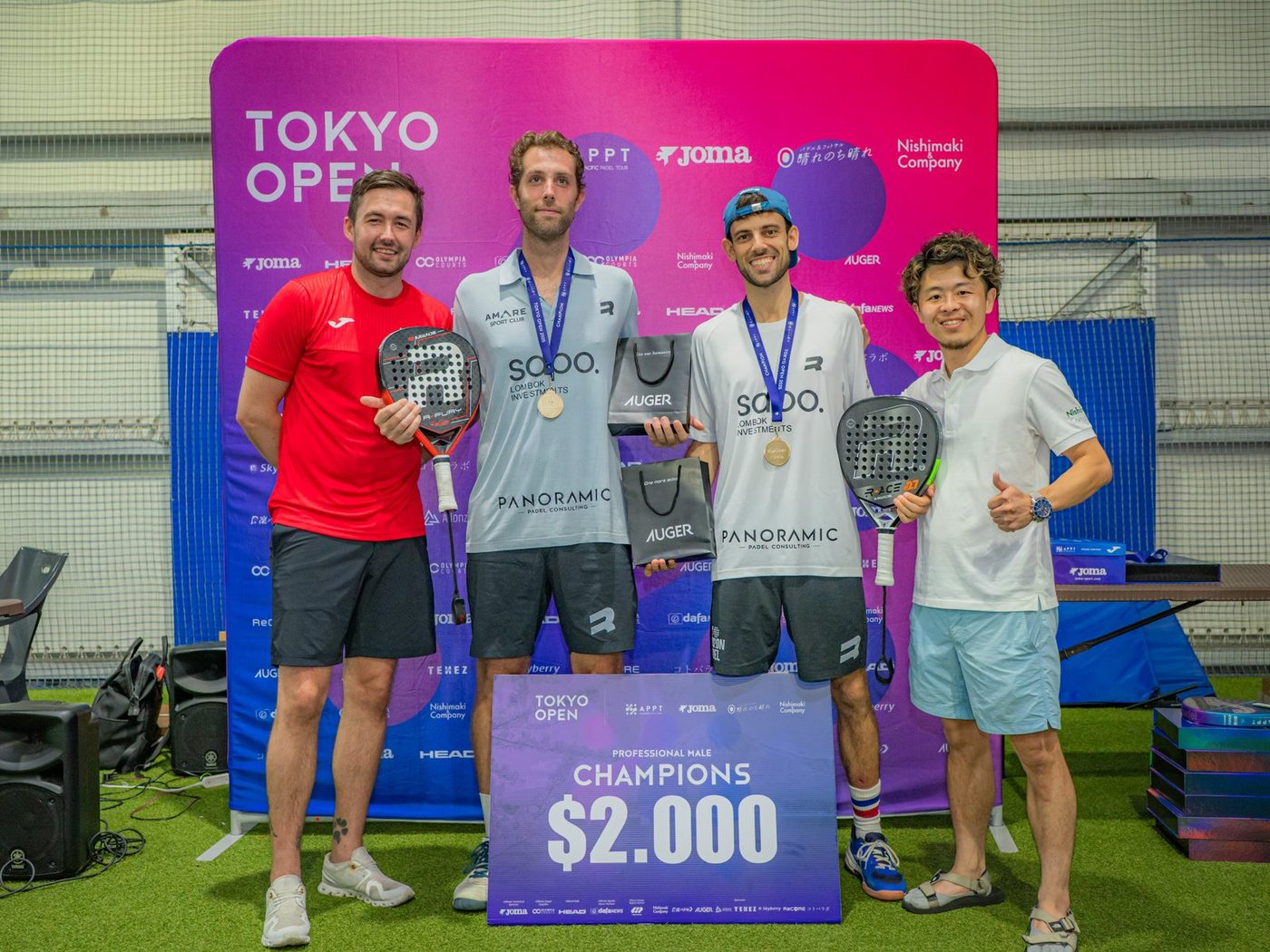 APPT OPEN – TOKYO 2025 の表彰式